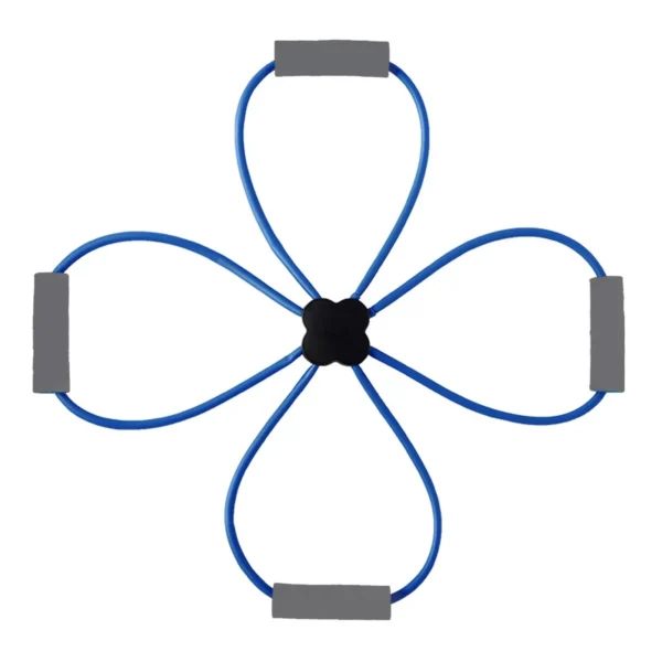 Pilates Resistance Band With 4 Loop Grips