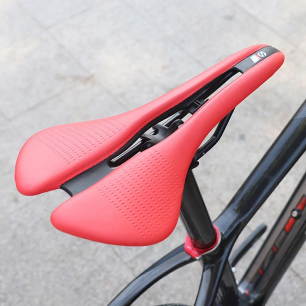 Bike Saddle With Eva Cushion Pad Of Hollow Design - Image 3
