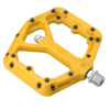 1 Pair of 9/16" Nylon Fiber Bicycle Flat Pedals - Yellow