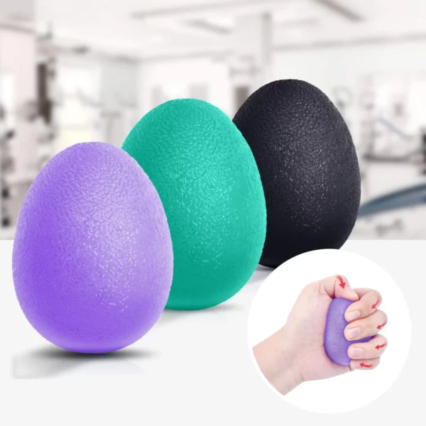 Set of 3 Finger Resistance Exercise Squeezers - Multicolor