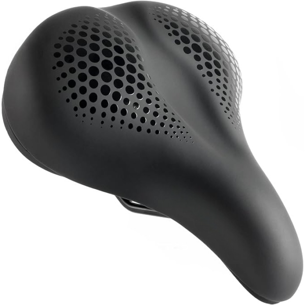 Black - Easy to Mount - Dual Shock Suspension for A Comfortable Ride - Universal Fit
