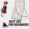 3-way Baseball Rebounder And Pitch Return Net