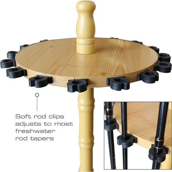 Fishing Rod Holders for Garage, Father's Day Gifts, Fishing Pole Rack - Image 3