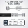 Bike Brake And Derailleur Cable Repair Set, Bicycle Tune Up, Bike Accessories - Image 3