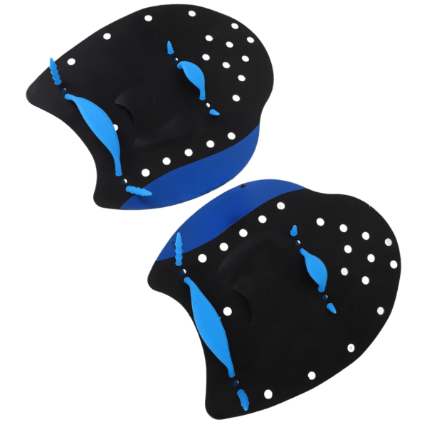 1 Pair Swim Paddle Hand Paddles for Trainng (Blue)