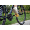 1 Pair of 9/16" Nylon Fiber Bicycle Flat Pedals - Yellow - Image 3