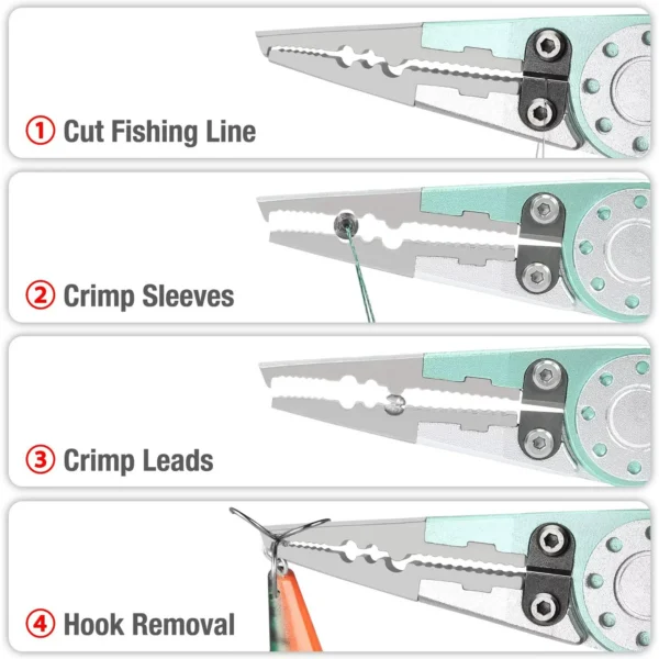 3PC Fishing Tool Kit - Essential Tools for Fishing - Image 2