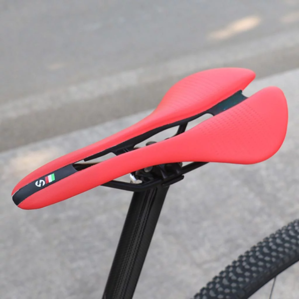 Bike Saddle With Eva Cushion Pad Of Hollow Design - Image 2