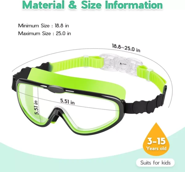 Swimming Goggles Anti-Fog Clear No Leaking